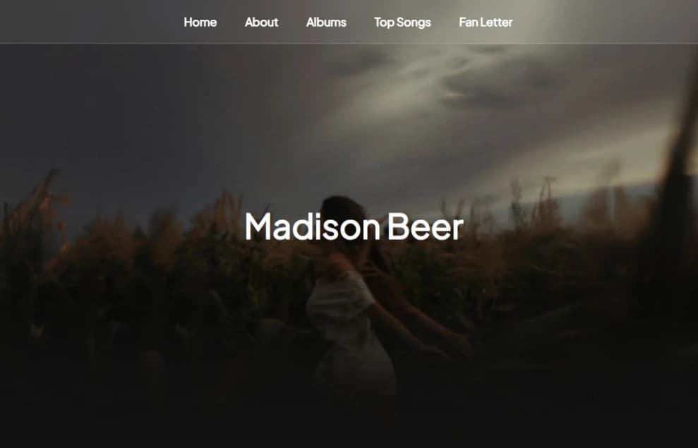 Madison Beer Fanpage preview